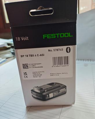 Batteria Festool 4 ah BP 18 TBX 4 C-ASI