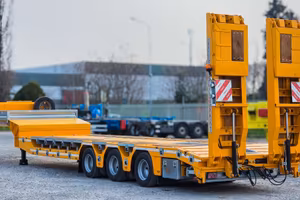 NUOVO Semirimorchio Carrellone 3 Assi Ribassato