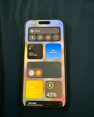 iphone 15 pro come nuovo mai danneggiato original