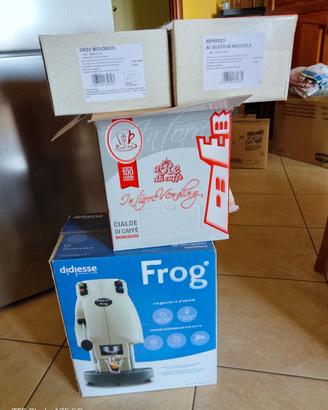 Macchina Caffè Didiesse Frog + Kit Cialde  Caffè,