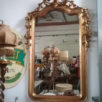 SPECCHIERA ANTICA  DORATA IN FOGLIA ORO EPOCA '800