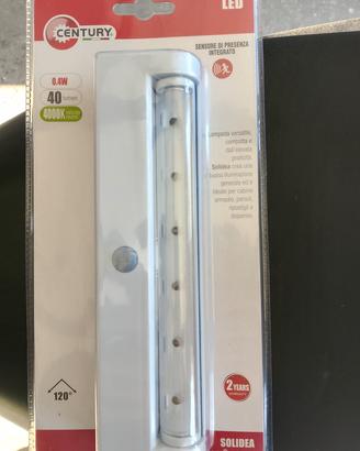 Lotto 5 lampade led armadio sensore movimento 