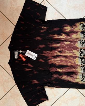 Supreme x MM6 Maison Margiela T-shirt Flame 