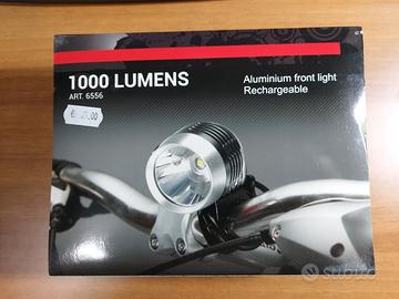 Luce Anteriore MTB 1000 Lumens - Alluminio - Alta
