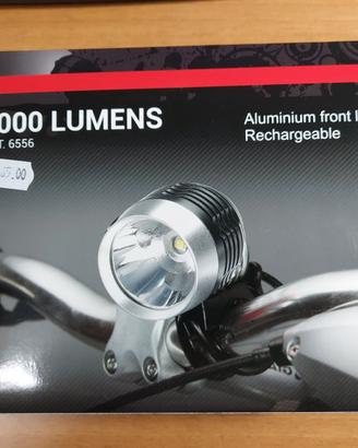 Luce Anteriore MTB 1000 Lumens - Alluminio - Alta
