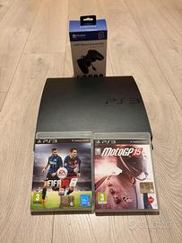 PS3 Slim 149GB con Controller NUOVO e 2 Giochi