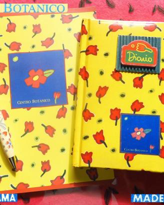 🌷 Vintage CENTRO BOTANICO Naj Oleari DIARIO PENNA