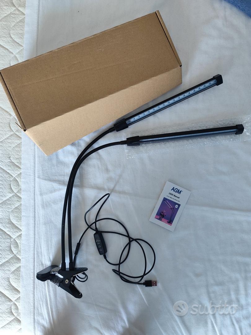 Lampada Di Crescita Per Piante A LED - Con Timer 3H/9H/12H, Spettro Completo - Per Piante Da Interno, Fiori E Orto - Foto 2