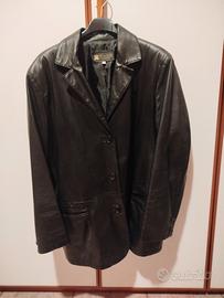 giacca in vera pelle vintage 
