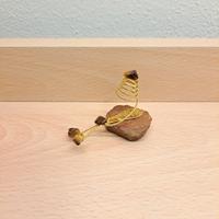 Soprammobile originale di pietre marroni