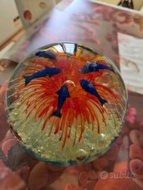 sfera di cristallo acquario Murano