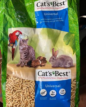 Lettiera per gatti e conigli