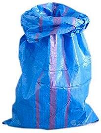 Sacchi in Polipropilene Blu 70X120 Cm Raccolta Tra