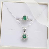 Parure Diamanti & Smeraldi