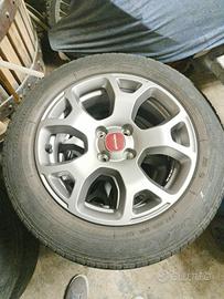 cerchi in lega gommati estivi fiat panda cross 4×4