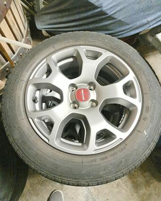 cerchi in lega gommati estivi fiat panda cross 4×4