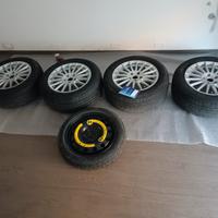  Cerchi più gomme e ruotino Volkswagen/Audi