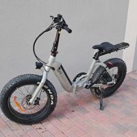 bicicletta  elettrica elettroassistita pieghevole