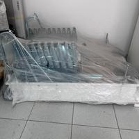 Scala retrattile in acciaio, nuova imballata
