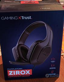 Cuffie Gaming Trust GXT Zirox - NUOVE (Usate solo 