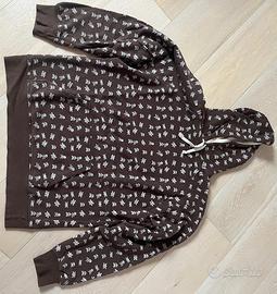 Felpa marrone con cappuccio hypnotik  taglia xl