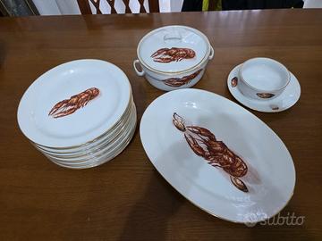 PORCELLANA RICHARD GINORI SERVIZIO DA 12 - ASTICE