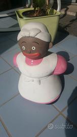 Salvadanaio in gesso dipinto  a mano