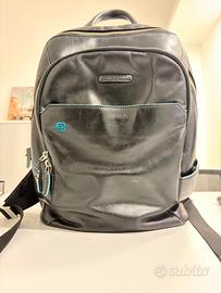 Zaino Piquadro 14" Pelle Blue Square