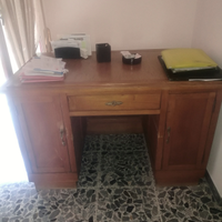 Scrivania e tavolo da disegno vintage