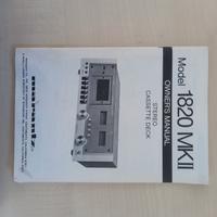 manuale Marantz 1820 MKII 