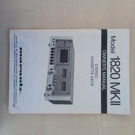 manuale Marantz 1820 MKII 