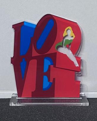 Marco Lodola, Vintage Love, Plexiglass d'appoggio