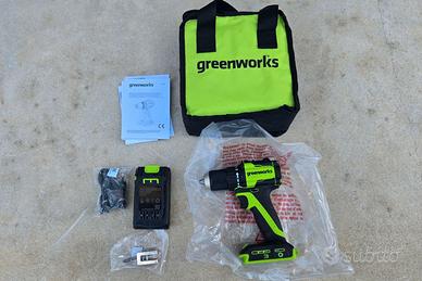 Trapano avvitatore Greenworks DD345