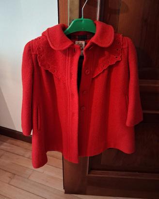 cappottino bimba pura lana vergine 5-6 anni