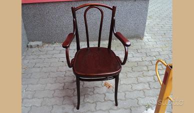 Sedia poltrona thonet firmata epoca 800