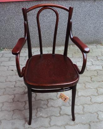 Sedia poltrona thonet firmata epoca 800