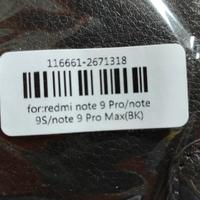 Custodia cover nera redmi note 9 pro 9S 9 pro max
