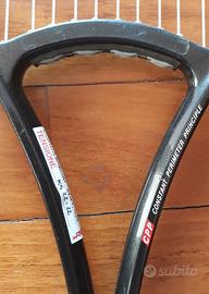ANCIENNE RAQUETTE TENNIS rossignol radian avec sa housse adidas vintage