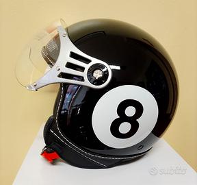 Casco jet con visiera taglia L nuovo 
