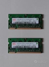 RAM 2GB (2×1GB) DDR2 SO-DIMM – MacBook 2006/2007