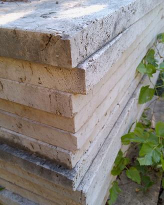 QUADROTTI PAVIMENTAZIONE TRAVERTINO 90 X 90 X 3 CM