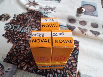 3 valvole EC 88 Noval nuove