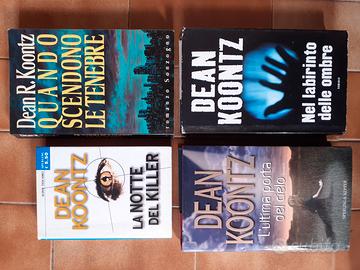 Lotto 4 libri romanzi thriller Dean Koontz