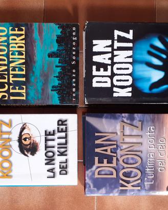 Lotto 4 libri romanzi thriller Dean Koontz