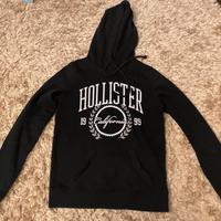 Felpa con cappuccio Hollister nera XXS