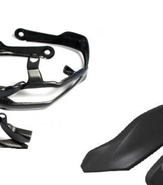 COPPIA PARAMANI COMPLETI CARBONIO DUCATI MULTISTRA