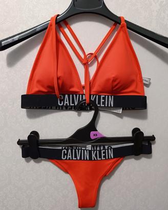Nuovo Bikini Calvin Klein da Donna color Arancione