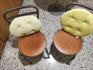 Sedie in ferro battuto