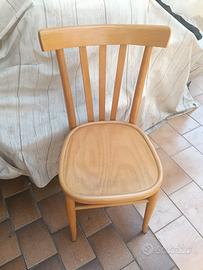 Sedia Vintage Stile Thonet in Legno Curvato