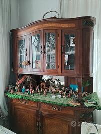 credenza d'epoca con vetrinetta anni 30